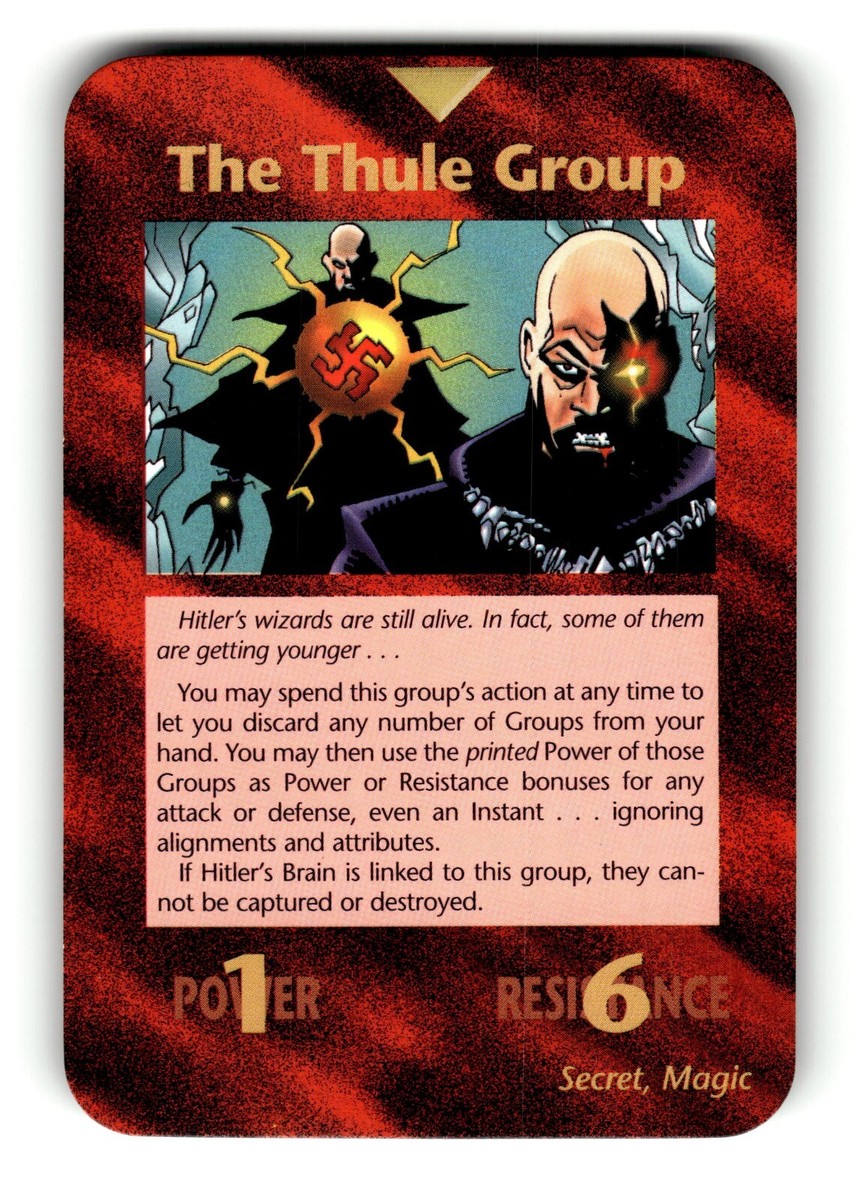 イルミナティカード　 The Thule Group（トゥーレ協会） The Thule Group Card Illuminati New World Order Assassins Game 114