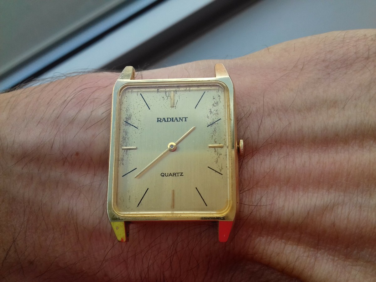 Radiant Y130-5010 JAPAN VINTAGE FOR PARTS OR REPAIR WATCH MONTRE OROLOGIO  UHR