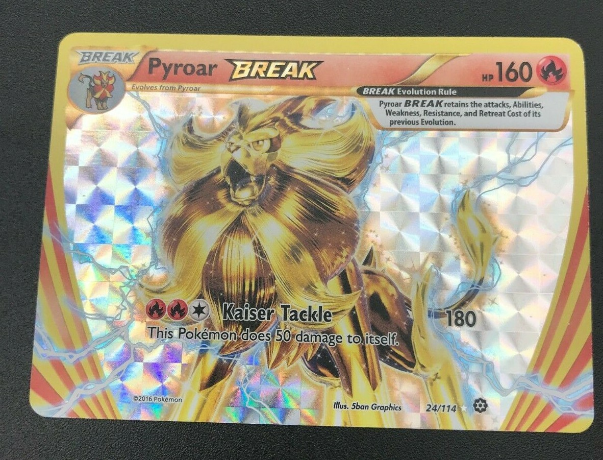 Pyroar BREAK ULTRA RARE 24/114 Pokemon XY Steam Siege NM Pyroar BREAK ULTRA RARE 24/114 Pokemon XY Steam Siege NM