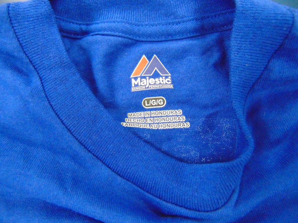 CAMISETA NUEVA MAJESTIC MLB MONTREAL EXPOSICIONES VLADIMIR GUERRERO AZUL TALLA L Foto 2 de 3