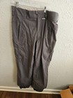 Burton Snowboard Pants Men's Large B11A Gray Vented Skiing Snow Winter Nylon