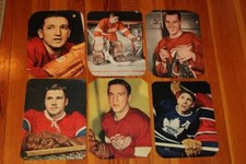 Vintage 1940s Color Magazine Hockey Photos Terry Sawchuk Gordie Howe Max Bentley
