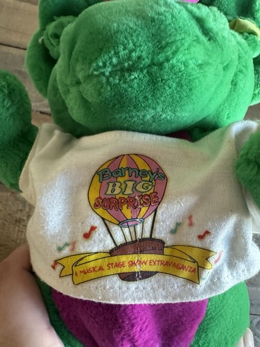 Vintage Baby Bop Celebrating Plush Barney and friends dinosaur 1993 - Picture 4 of 13