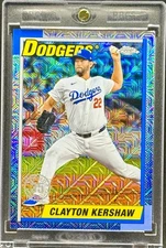 Clayton Kershaw  RARE MOJO REFRACTOR INVESTMENT CARD BOWMAN  DODGERS MINT