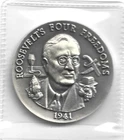 1 oz .925 Silver Round - Roosevelts Four Freedoms - Longines Symphonette - F7169
