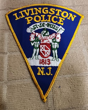 NJ Livingston New Jersey Police Department Shoulder Patch