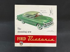 1951 Ford Victoria Original Sales Brochure Sales Catalog 1951 Ford Victoria Original Sales Brochure Sales Catalog