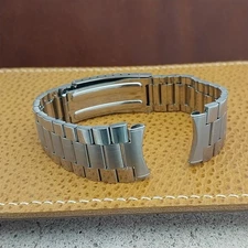 19mm Stainless Steel Kreisler Stelux Mint nos Vintage Watch Band