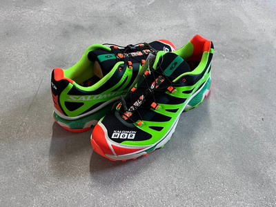 Salomon XT-4 OG Feid Ferxxocalipsis Black Green Shocking Orange L47822500 - New