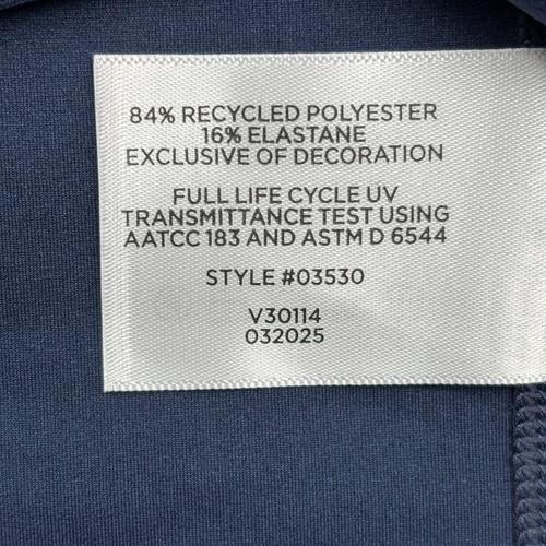 Coolibar Shirt Mens Blue XXL NEW Hightide Long Sleeve Swim  UPF 50+ 2XL - Picture 21 of 24