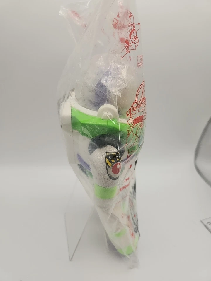 巴兹光年 1995 年汉堡王迪士尼玩具总动员毛绒木偶全新未拆封复古 — 第 2/4 张图片