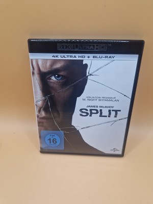 SPLIT (JAMES MCAVOY, KIM DIRECTOR,...)  4K UHD ULTRA HD + BLU-RAY 