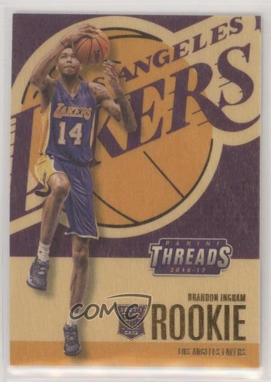 2016-17 Panini Threads Wood Rookies Brandon Ingram #241 z7j
