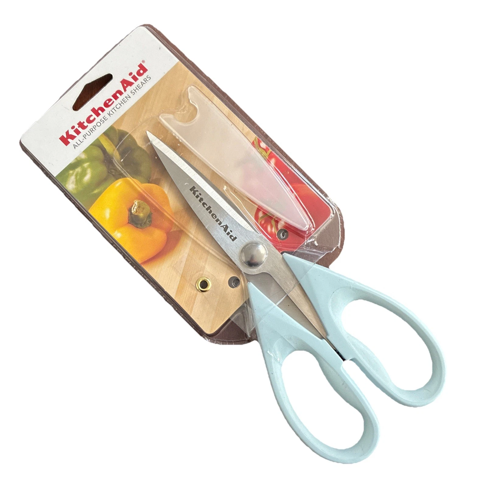 New KitchenAid All Purpose Kitchen Shears Scissors Misty Sky Blue HBMA
Opens in a new window or tab