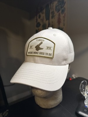 Where The Woke Goes To Die Florida Gator Hat Cap Fox News Ron Desantis Governor