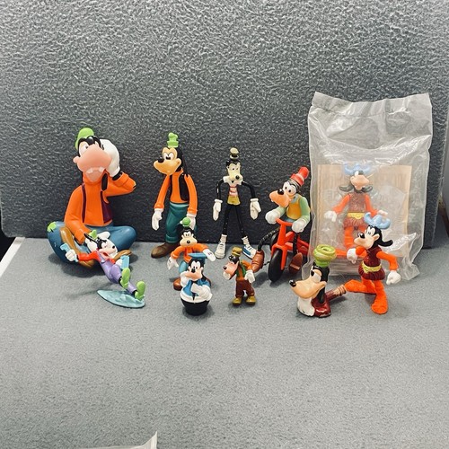 Disney Goofy Konvolut 13 verschiedene alles Goofy Figuren Vintage Cake Topper - Bild 1 von 22