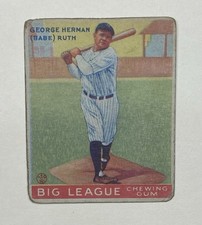 1933 Goudey 144 George Herman Babe Ruth