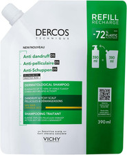 Image of Vichy Dercos Anti-Dandruff Dermatological Shampoo for Dry Hair, 390 Ml Refill Po