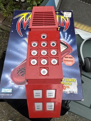 Vintage Merlin The Electronic Wizard By Parker Bros. 1978 Working With Manual. 