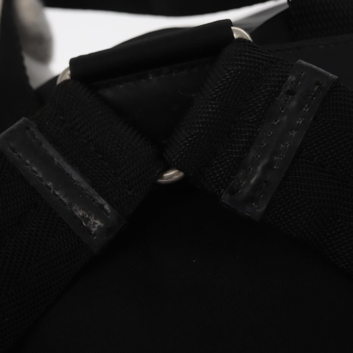 Prada Double Front Pocket Backpack Tessuto Black Nylon Backpack Bag Authentic thumbnail 18