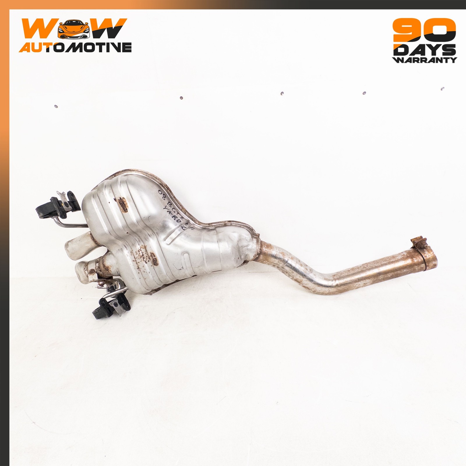 04-13 BENTLEY CONTINENTAL GTC GT REAR LEFT EXHAUST MUFFLER ASSEMBLY OEM