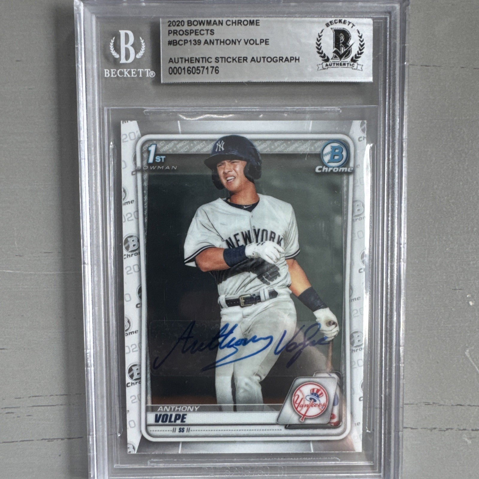 2020 1st Bowman Chrome Prospects Autographs Anthony Volpe