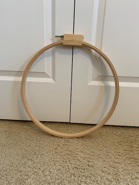 NEW:  Vintage Marie Products   16"    "WOOD EMBROIDERY HOOP"