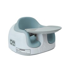 Bumbo Toddler Multi Seat 3-in-1 Booster High Chair and Tray, White/Desert Mirage