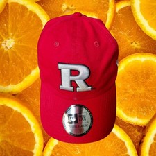 New Era Red R Logo Baseball Cap One Size Fits Most Casual Classic Adjustable