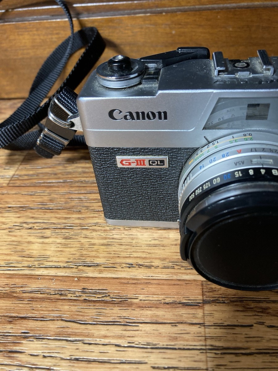 Vintage Canon Canonet G III QL17 35mm Film Camera 40mm Lens