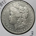 1895-O MORGAN SILVER DOLLAR, VF DETAILS