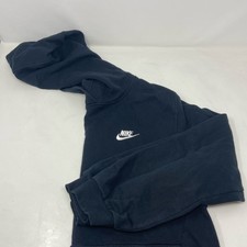 Nike Club Fleece Boys Pullover Hoodie Black/White XL