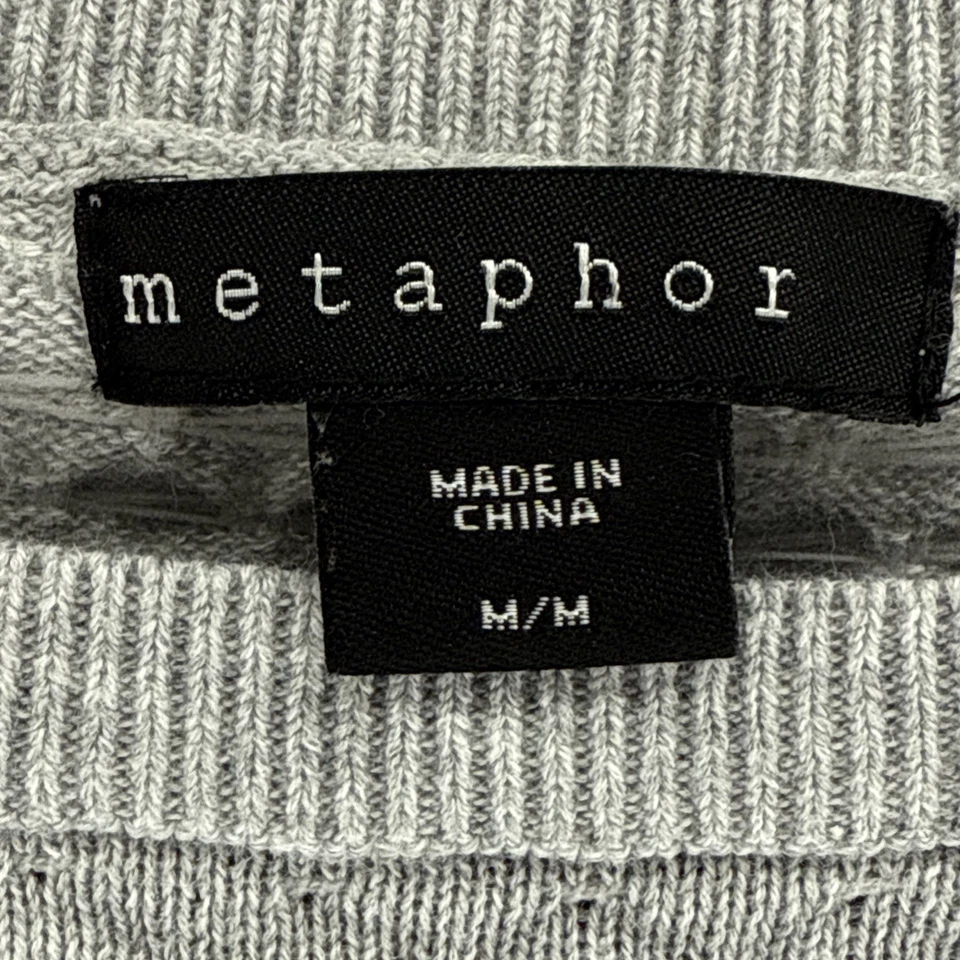 Suéter para mujer Metaphor Bejeweled gris mediano Foto 3 de 4