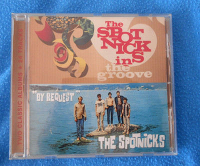 The Spotnicks. Seltene CD Schweden. 2 Alben von 1968 'By request' - 'In the Groove' EX