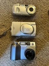 Digital Cameras Olympus Sony Cybershot 4.1 C-300 C-4000 Bundle Lot Spares