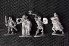 Rare 1970's Ral Partha Metal Mini Heroes Lot Personality Things