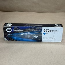 GENUINE HP 972X High Yield CYAN PageWide Cartridge L0R98AN Expired 7/2024