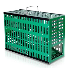 Humane Rat Trap - Reusable Continuous Catch Cage for Indoor & Outdoor Use, Sa...