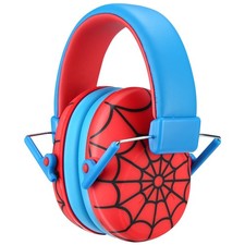 ProCase Kids Noise Cancelling Headphones, Ear Protection Standard, Red 