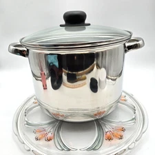 8 Qt Stainless Steel Stock Pot Tempered Lid Ecolution Pure Intentions With Lid