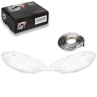2x Scheinwerferglas Streuscheibe links rechts Xenon LED für BMW X6 E71 E72 07-14