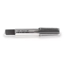 Widia 11801 Pipe Tap, 1/8"-27, Taper, 4 Flutes, Npt