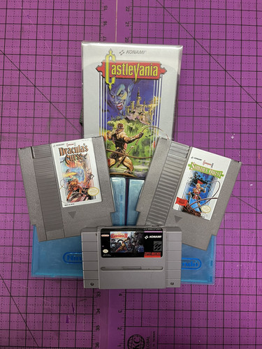 Castlevania 1, 2, 3, & 4 Bundle, NES, SNES, Nintendo, - Picture 1 of 17