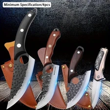 Multipurpose Kitchen Chef Boning Knife with Sheath Stainless Steel