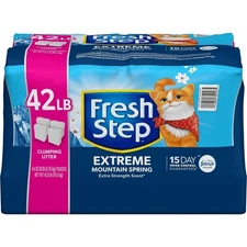 42LB Clumping Cat Litter with Febreze Scent Multi-Cat Long Lasting Odor Control