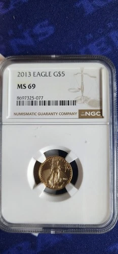 2013 MS69 $5 GOLD AMERICAN EAGLE NGC