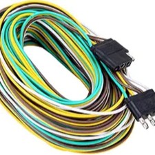 50Foot 4Pin 5Wire Trailer Wire Harness, Premium Towing Wiring Solution, Extended