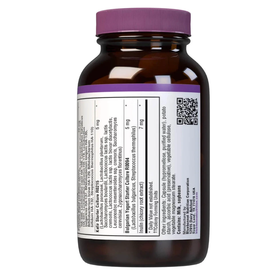 Bluebonnet Probiotic & Prebiotic 10 Billion Cfu 30 Veg Capsules - Image 3 of 4