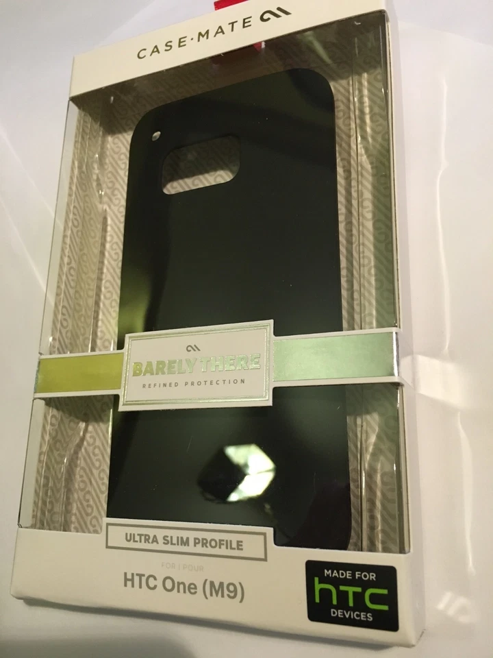 HTC ONE M9 CASE-MATE Barely There Protector Case Black CM032373 Brand New pack - Image 2 of 3
