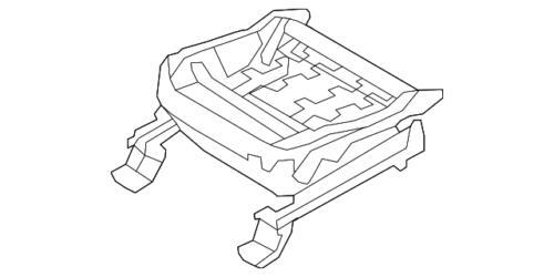 Conjunto de riel de asiento del lado del conductor para Ford Flex 2009-2012 (P/N CA8Z-9661711-B)